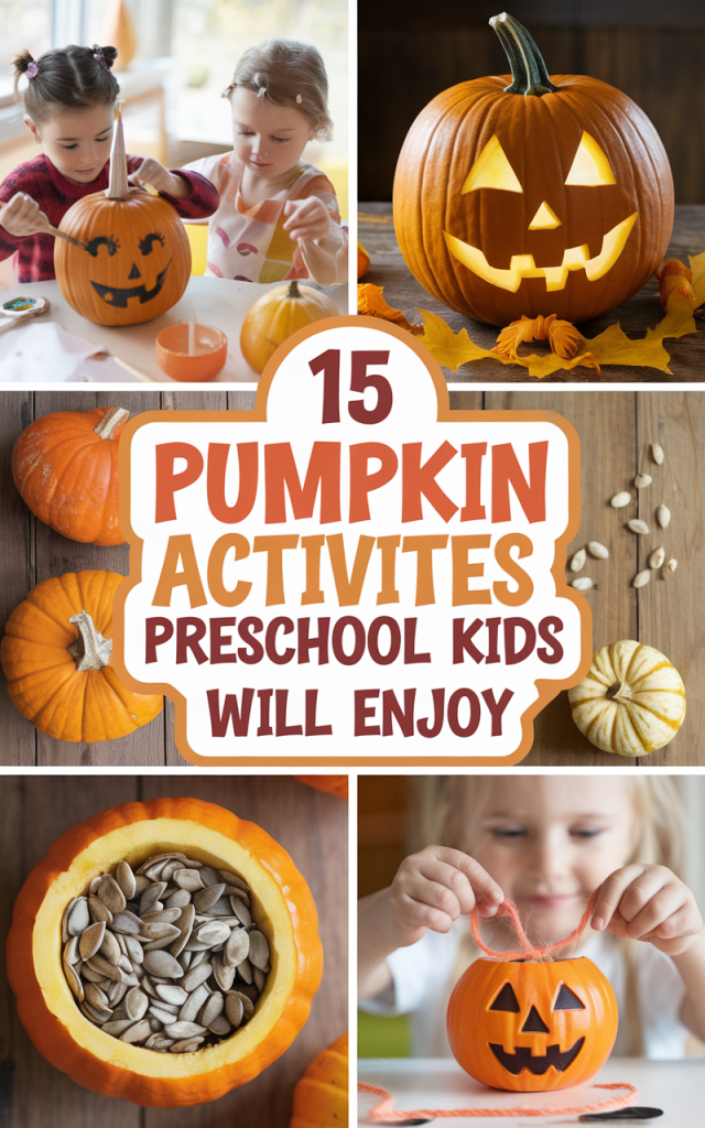 15 Pumpkin Activities Preschool Kids Will Enjoy 2