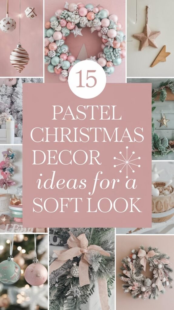 15 Pastel Christmas Decor Ideas for a Soft Look 3
