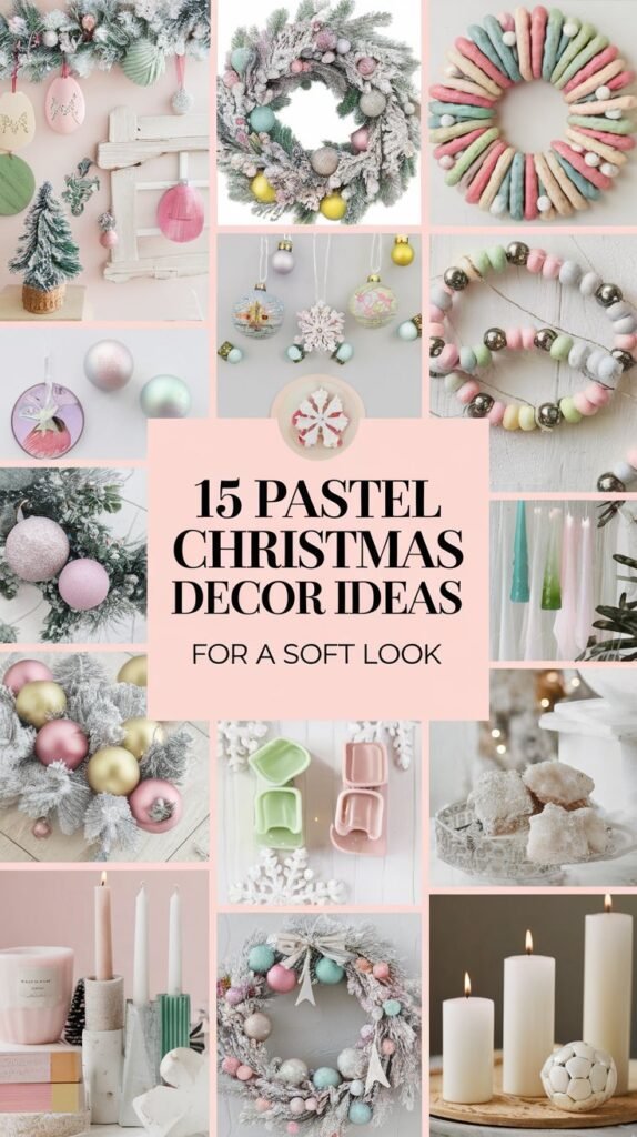 15 Pastel Christmas Decor Ideas for a Soft Look 4