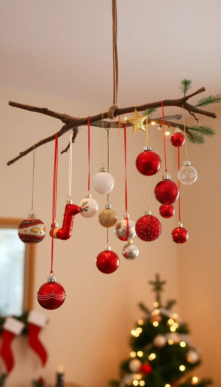 21 Old-Fashioned Christmas Decorating Ideas That'll Bring Back the Holiday Spirit 24 21 Old-Fashioned Christmas Decorating Ideas That'll Bring Back the Holiday Spirit (You Won't Believe #6!) - 21. Memory Lane Ornament Display