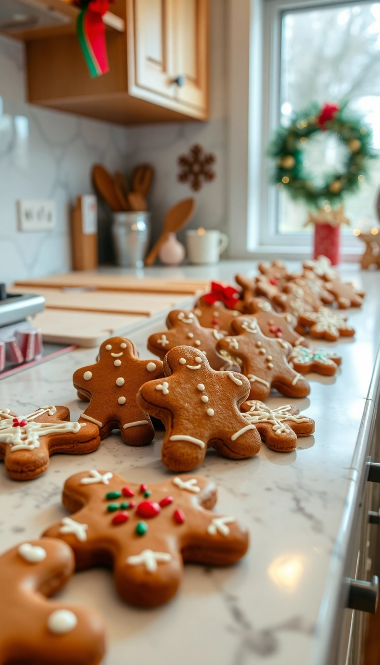 21 Old-Fashioned Christmas Decorating Ideas That'll Bring Back the Holiday Spirit 21 21 Old-Fashioned Christmas Decorating Ideas That'll Bring Back the Holiday Spirit (You Won't Believe #6!) - 18. Homemade Gingerbread Decorations