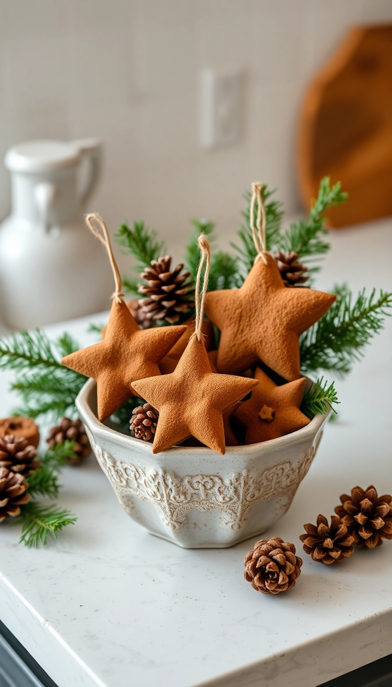 21 Old-Fashioned Christmas Decorating Ideas That'll Bring Back the Holiday Spirit 10 21 Old-Fashioned Christmas Decorating Ideas That'll Bring Back the Holiday Spirit (You Won't Believe #6!) - 7. Homemade Cinnamon Ornaments