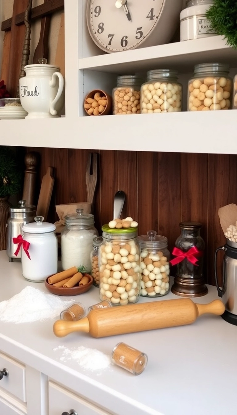 21 Old-Fashioned Christmas Decorating Ideas That'll Bring Back the Holiday Spirit 17 21 Old-Fashioned Christmas Decorating Ideas That'll Bring Back the Holiday Spirit (You Won't Believe #6!) - 14. Vintage Baking Accents
