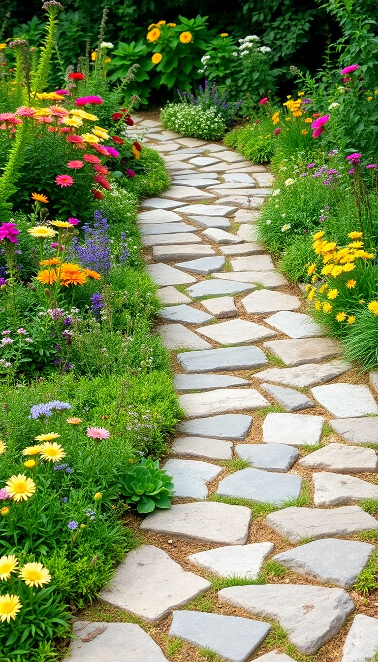 21 Extremely Beautiful Landscaping Design Ideas That Will Transform Your Yard! - 3. Rustic Stone Pathways