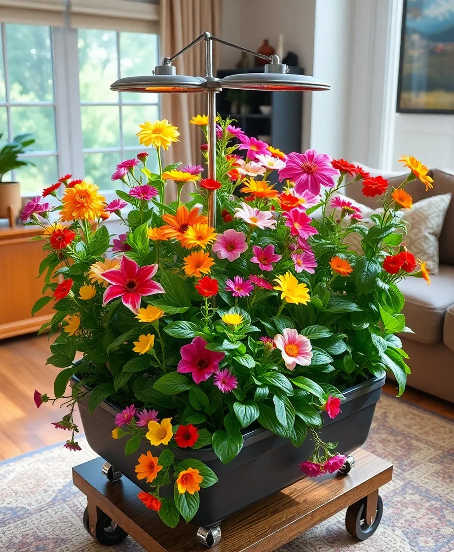 21 DIY Indoor Hydroponics Systems That Will Change Your Home Gardening Game Forever! 21 21 DIY Indoor Hydroponics Systems That Will Change Your Home Gardening Game Forever! - 18. Hydroponic Flower Garden