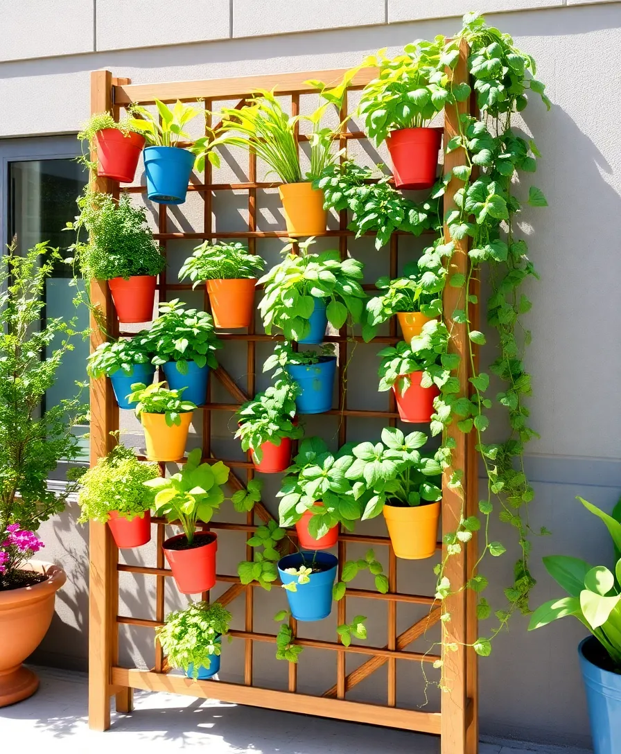 21 Stunning Garden Trellis Ideas For Wall Climbing Vines That Will Transform Your Space! 7 21 Stunning Garden Trellis Ideas For Wall Climbing Vines That Will Transform Your Space! - 4. Vertical Garden Trellis