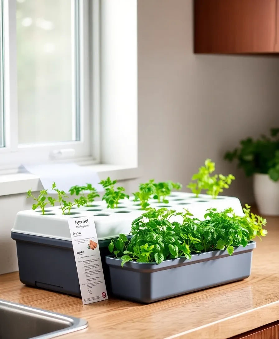 21 DIY Indoor Hydroponics Systems That Will Change Your Home Gardening Game Forever! 15 21 DIY Indoor Hydroponics Systems That Will Change Your Home Gardening Game Forever! - 12. Hydroponic Herb Garden Kit