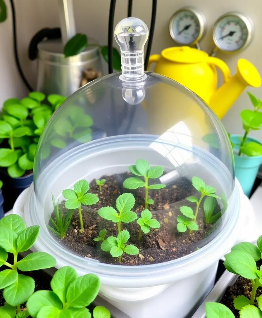 21 Indoor Hydroponic Gardening Hacks You Need to Try (Your Plants Will Thank You!) 16 21 Indoor Hydroponic Gardening Hacks You Need to Try (Your Plants Will Thank You!) - 13. Create a Humidity Dome