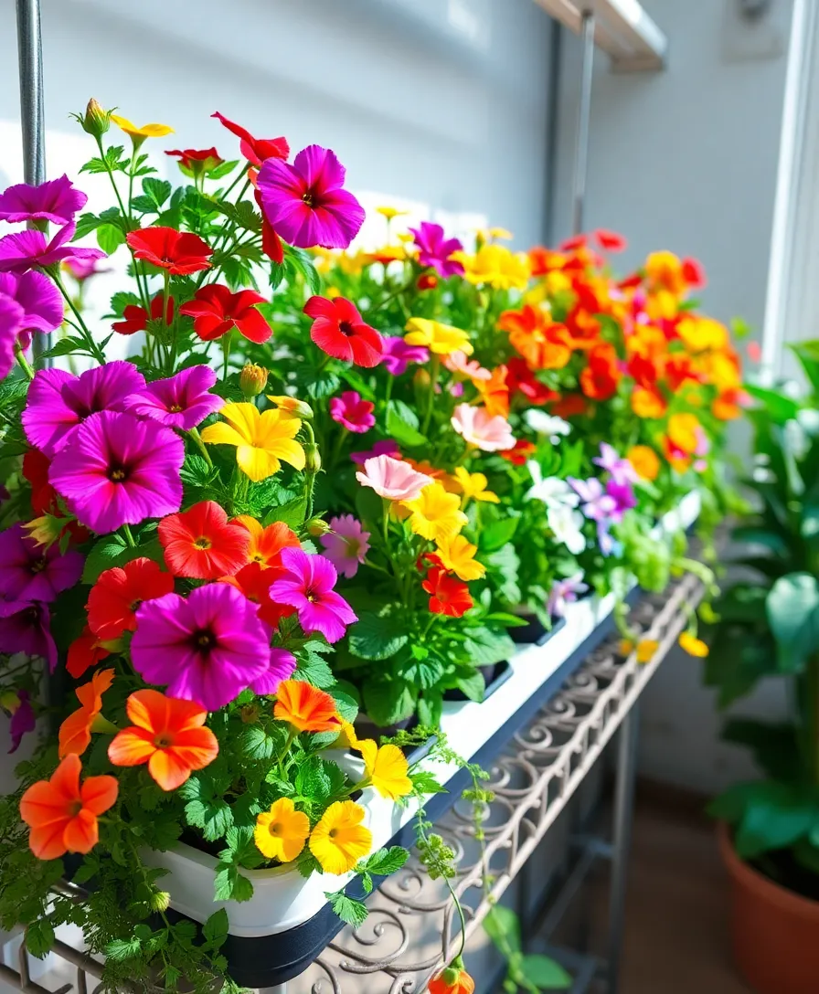 21 Indoor Hydroponic Gardening Ideas That Will Transform Your Space! 14 21 Indoor Hydroponic Gardening Ideas That Will Transform Your Space! - 11. Hydroponic Flower Garden