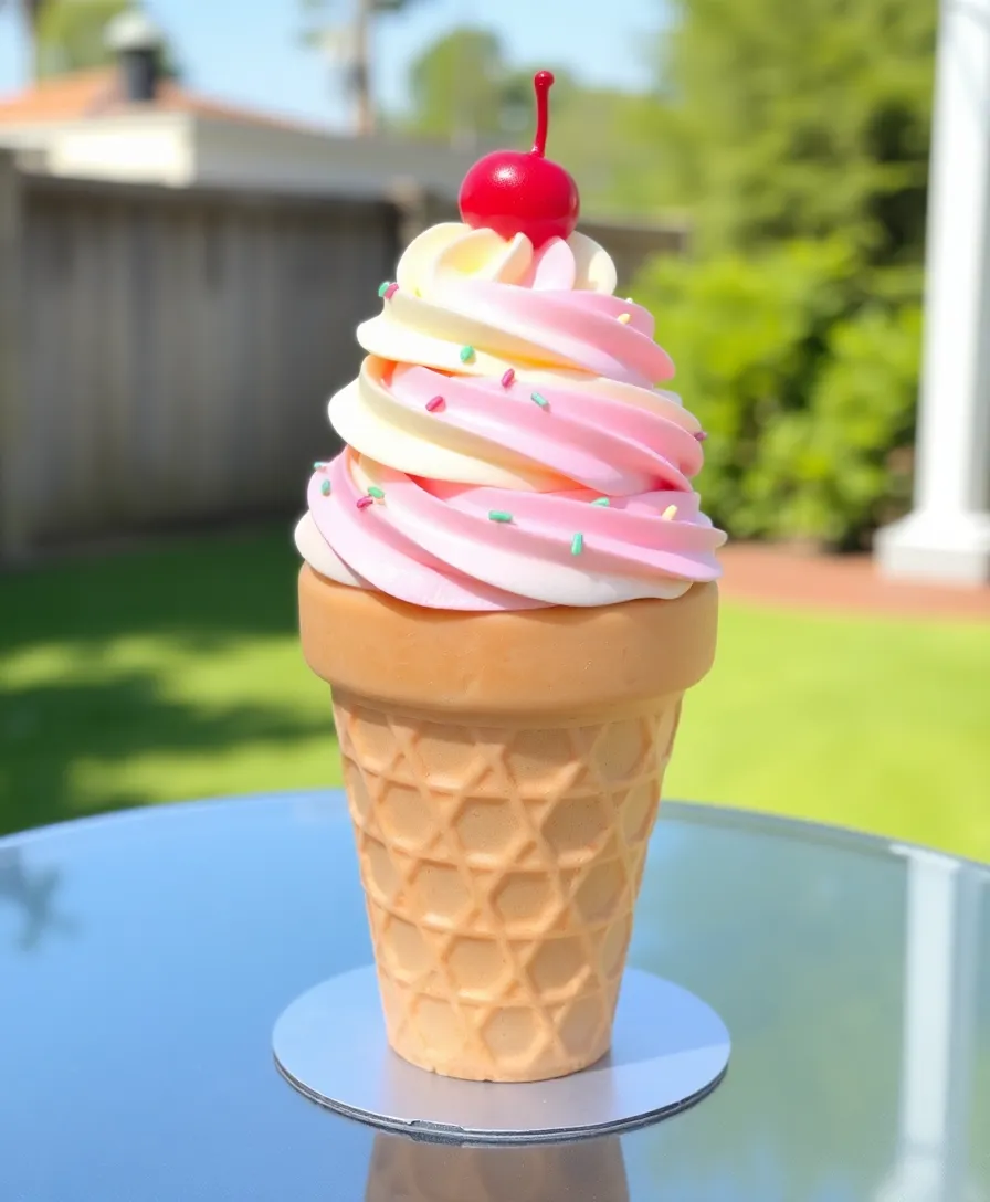 21 Hilarious Bento Cake Designs That Will Make You Laugh Out Loud! 16 21 Hilarious Bento Cake Designs That Will Make You Laugh Out Loud! - 13. The Ice Cream Cone Cake
