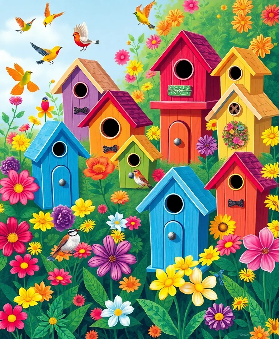 21 Whimsical Garden Whimsy Ideas That Will Spark Joy 13 21 Whimsical Garden Whimsy Ideas That Will Spark Joy (You Won't Believe #7!) - 10. Whimsical Birdhouses