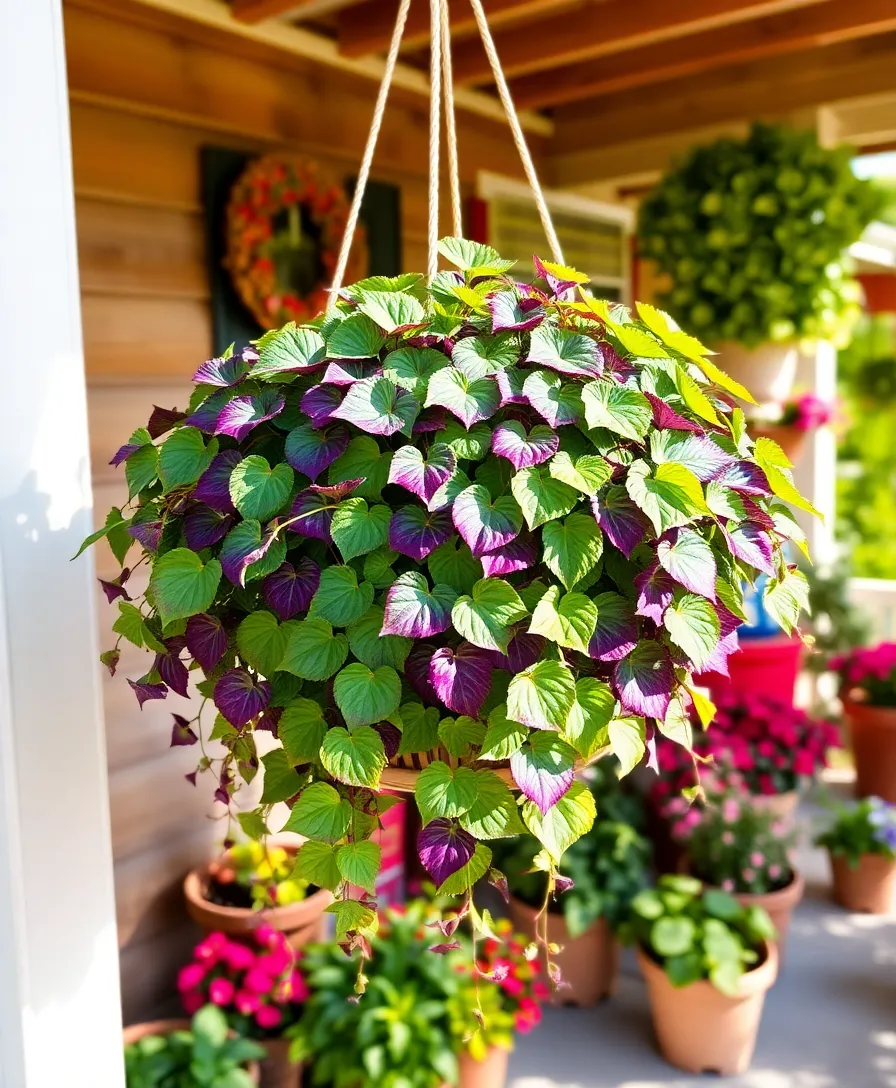 21 Stunning Hanging Plants for Your Outdoor Front Porch 19 21 Stunning Hanging Plants for Your Outdoor Front Porch (You'll Wish You Knew #7 Sooner!) - 16. Sweet Potato Vine