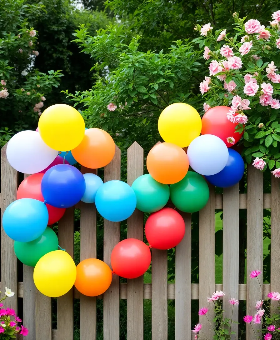 21 Whimsical Garden Whimsy Ideas That Will Spark Joy 10 21 Whimsical Garden Whimsy Ideas That Will Spark Joy (You Won't Believe #7!) - 7. Balloon Garland