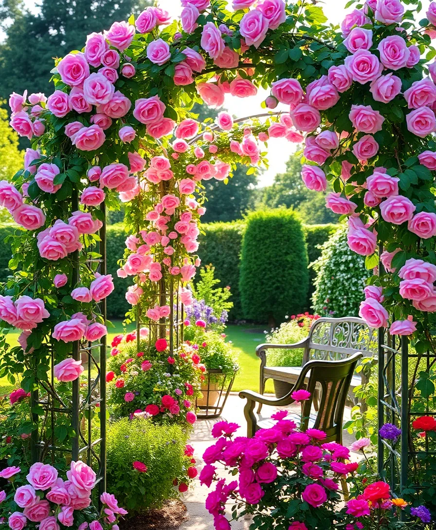 21 Stunning Garden Trellis Ideas For Wall Climbing Vines That Will Transform Your Space! 19 21 Stunning Garden Trellis Ideas For Wall Climbing Vines That Will Transform Your Space! - 16. Classic Garden Arch