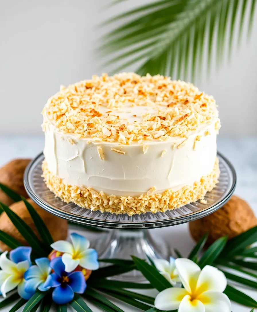 21 Gorgeous Easter Cakes You’ll Want to Bake This Spring! 8 21 Gorgeous Easter Cakes You’ll Want to Bake This Spring! - 5. Coconut Cream Cake