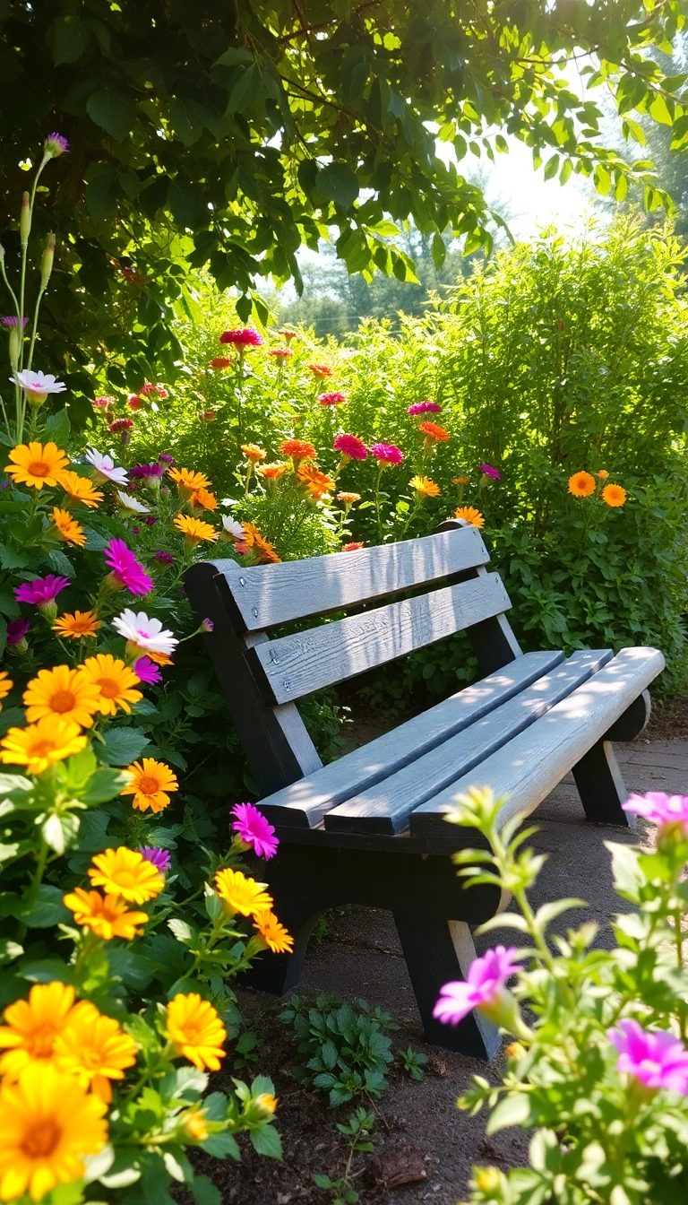 21 Extremely Beautiful Landscaping Design Ideas That Will Transform Your Yard! - 11. Charming Garden Benches