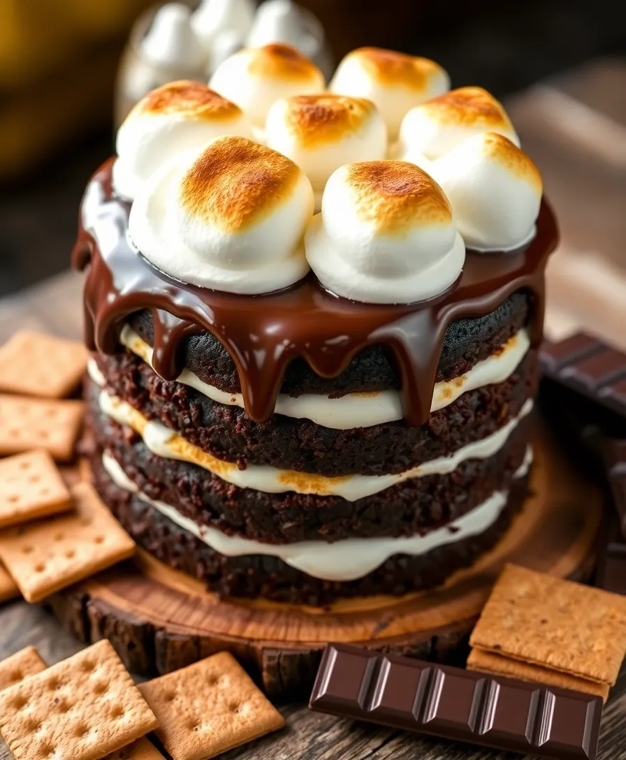 21 Gorgeous Easter Cakes You’ll Want to Bake This Spring! 22 21 Gorgeous Easter Cakes You’ll Want to Bake This Spring! - 19. S’mores Cake