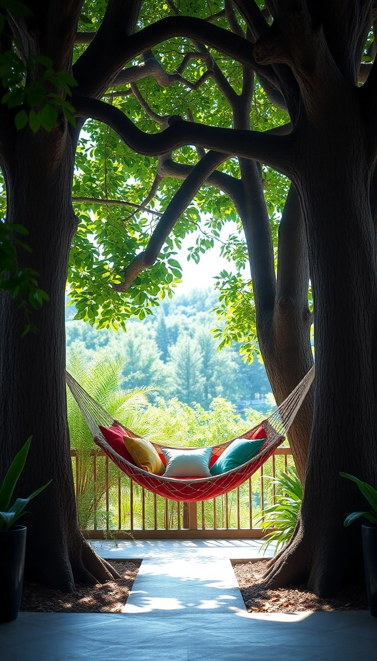 21 Extremely Beautiful Landscaping Design Ideas That Will Transform Your Yard! - 9. Cozy Nooks with Hammocks