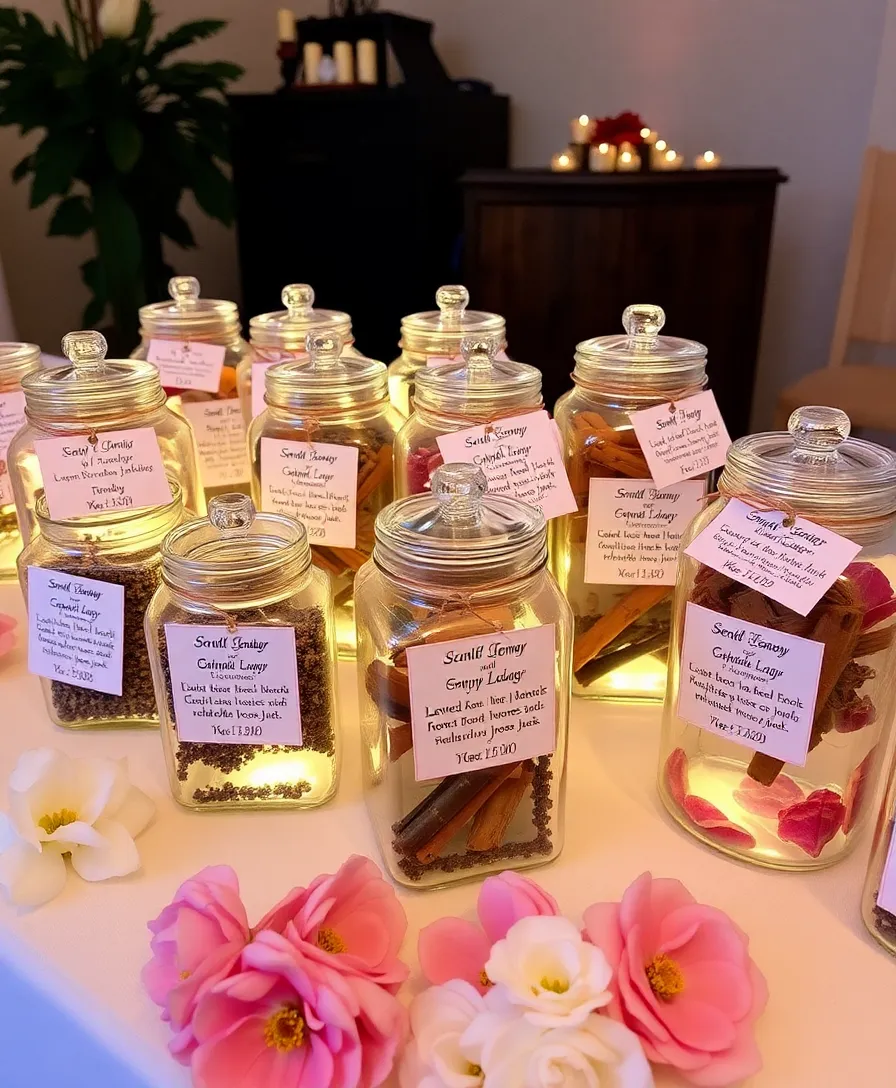 21 Heartfelt Memorial Service Decorations That Will Honor Your Loved One's Memory 21 21 Heartfelt Memorial Service Decorations That Will Honor Your Loved One's Memory! - 18. Scented Memory Jars