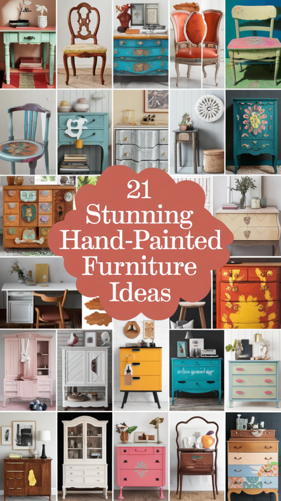21 Stunning Hand-Painted Furniture Ideas That'll Transform Your Home 25