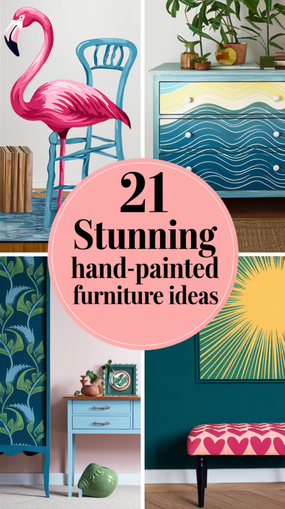 21 Stunning Hand-Painted Furniture Ideas That'll Transform Your Home 2
