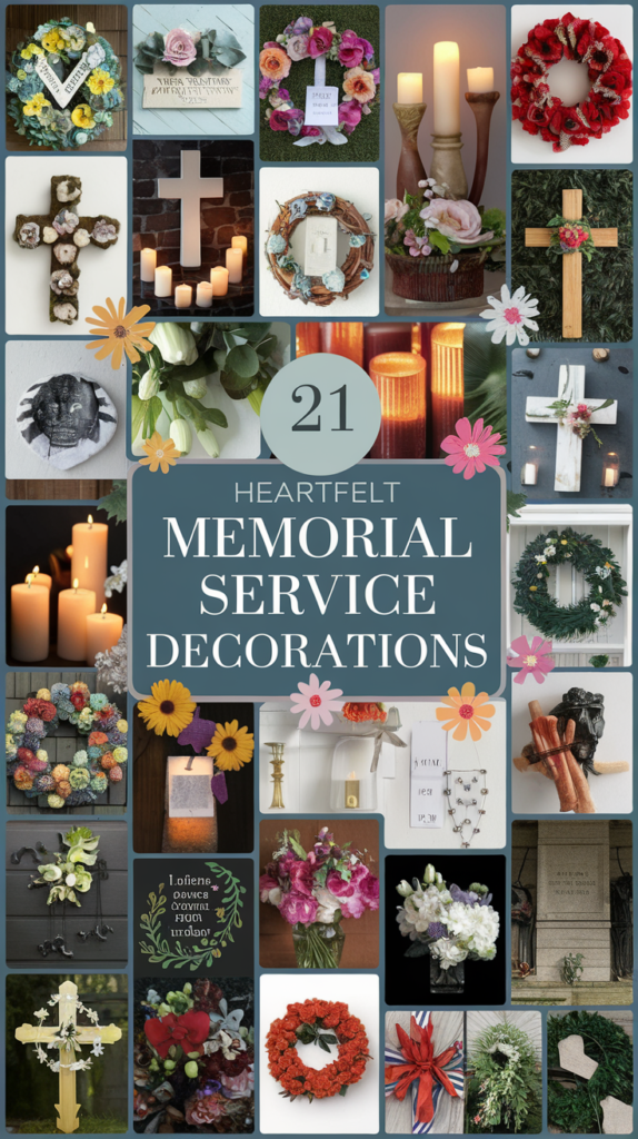 21 Heartfelt Memorial Service Decorations That Will Honor Your Loved One's Memory 26