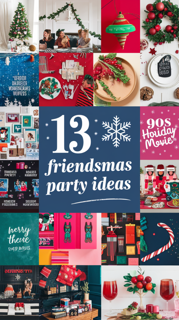 21 Friendsmas Party Ideas to Celebrate with Friends 3