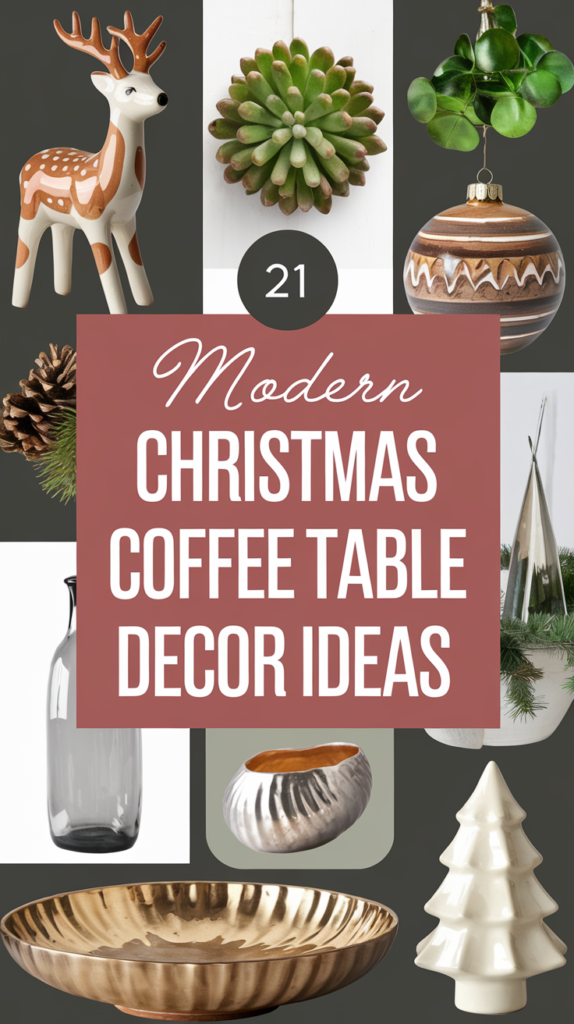 21 Christmas Coffee Table Decor Ideas That Will Have Your Guests Raving! 25