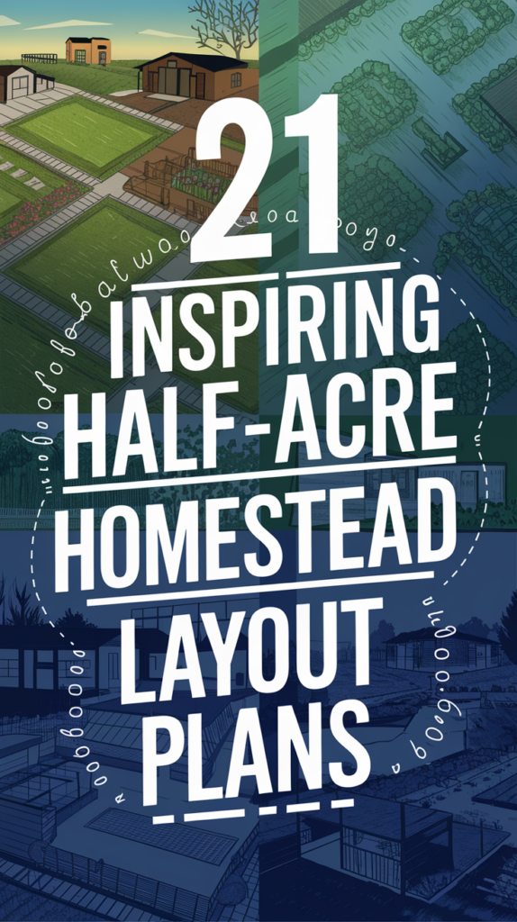 21 Inspiring Half Acre Homestead Layout Plans You’ll Want to Copy Immediately! 3