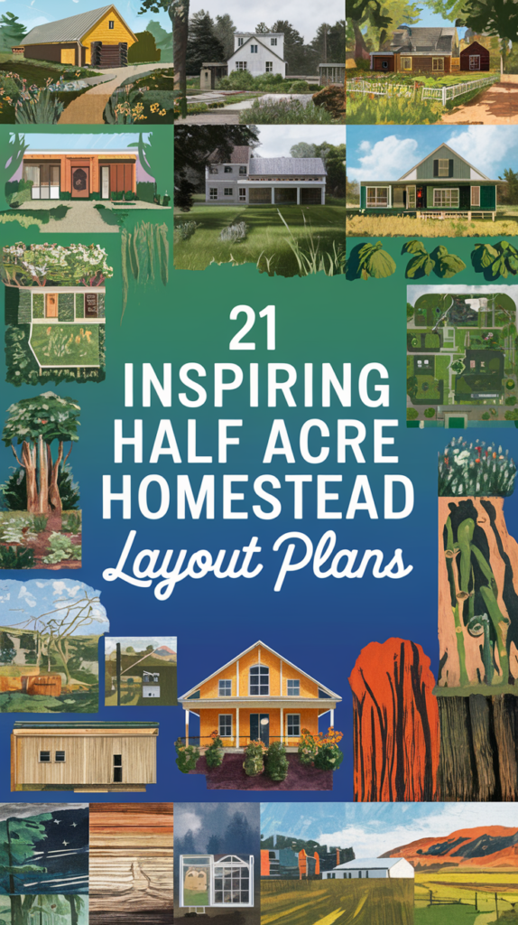 21 Inspiring Half Acre Homestead Layout Plans You’ll Want to Copy Immediately! 2