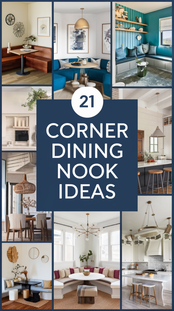 21 Corner Dining Nook Ideas That Will Transform Your Small Space Into a Cozy Retreat! 25