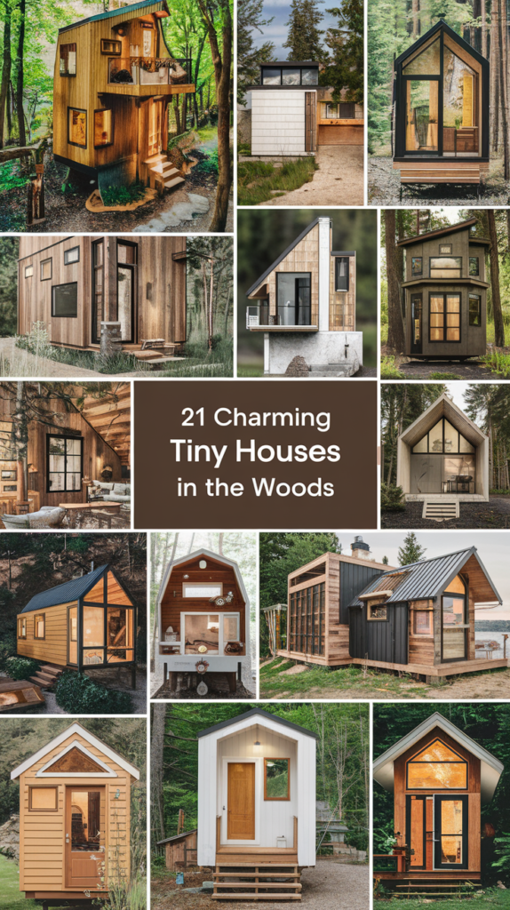 21 Charming Tiny Houses in the Woods That Redefine Rustic Living! 25