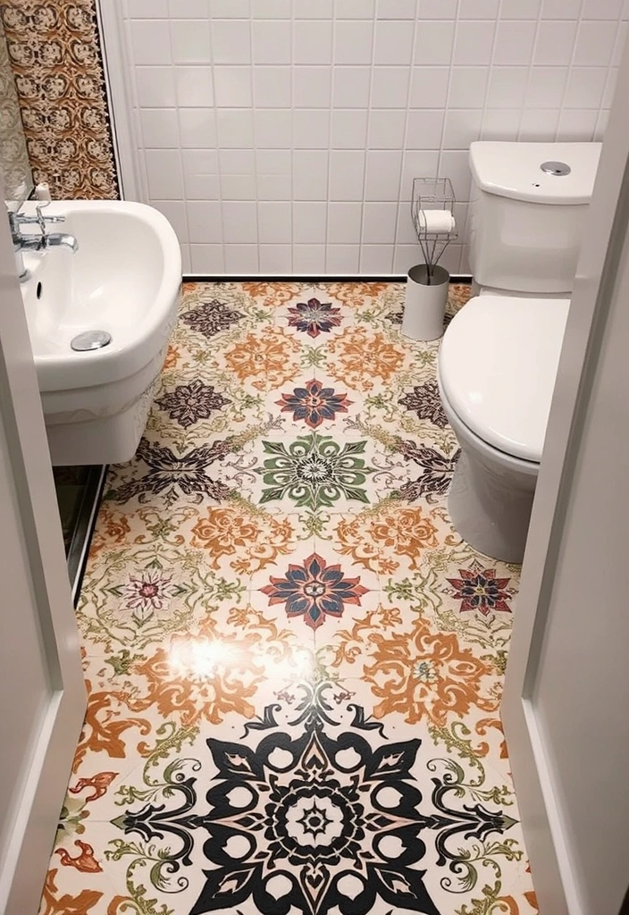 21 Modern Bathroom Ideas That'll Make You Want to Redecorate Right Now! 16 21 Modern Bathroom Ideas That'll Make You Want to Redecorate Right Now! - 13. Artistic Tiles