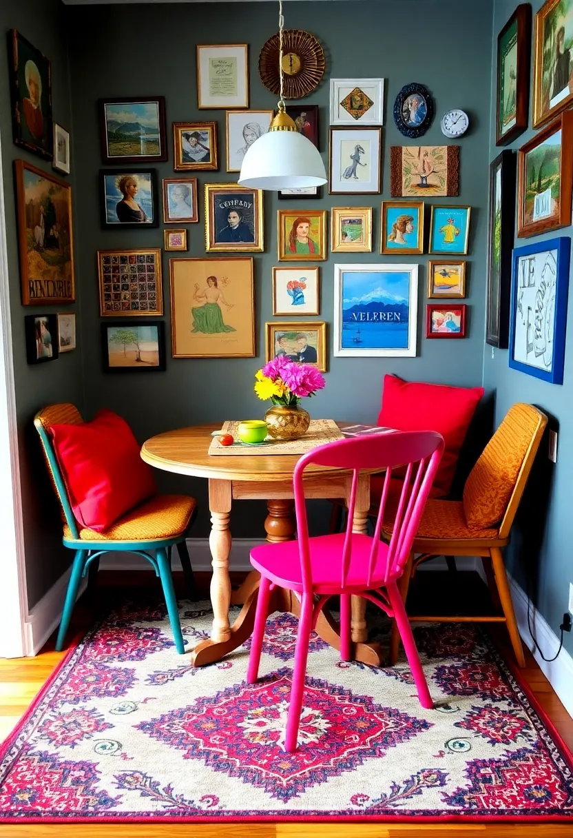 21 Corner Dining Nook Ideas That Will Transform Your Small Space Into a Cozy Retreat! 6 21 Corner Dining Nook Ideas That Will Transform Your Small Space Into a Cozy Retreat! - 3. Eclectic Vibes