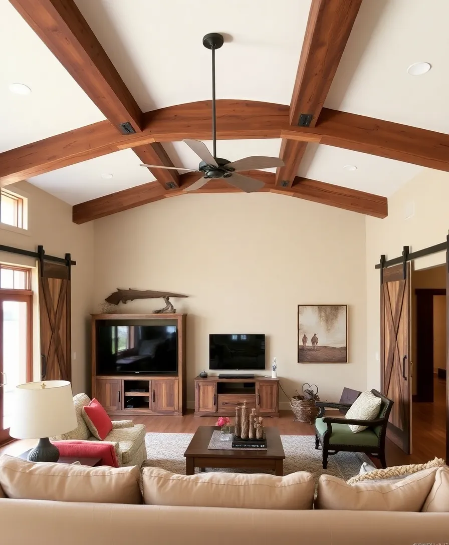 21 Modern Western Living Room Decor Ideas That Will Make You Feel Right at Home! 8 21 Modern Western Living Room Decor Ideas That Will Make You Feel Right at Home! - 3. Rustic Wooden Elements