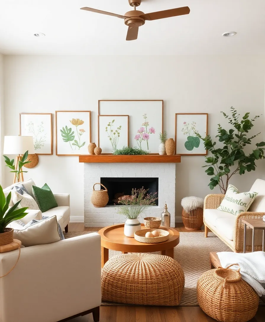 21 Cozy Modern Farmhouse Living Room Ideas That Will Make You Feel Right at Home! 19 21 Cozy Modern Farmhouse Living Room Ideas That Will Make You Feel Right at Home! - 15. Outdoor-Inspired Decor