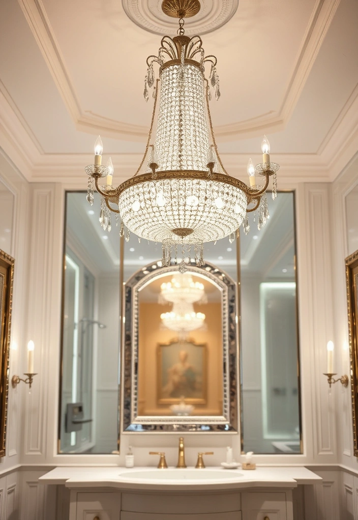 21 Elegant Bathroom Design Ideas That'll Make You Feel Like Royalty 7 21 Elegant Bathroom Design Ideas That'll Make You Feel Like Royalty (Number 8 Is Stunning!) - 4. Luxurious Lighting