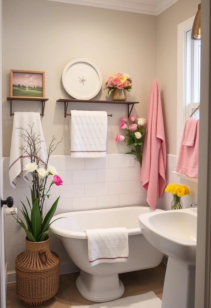 21 Home Spa Bathroom Ideas That'll Transform Your Daily Routine into a Luxurious Escape! 23 21 Home Spa Bathroom Ideas That'll Transform Your Daily Routine into a Luxurious Escape! - 20. Seasonal Decor Changes