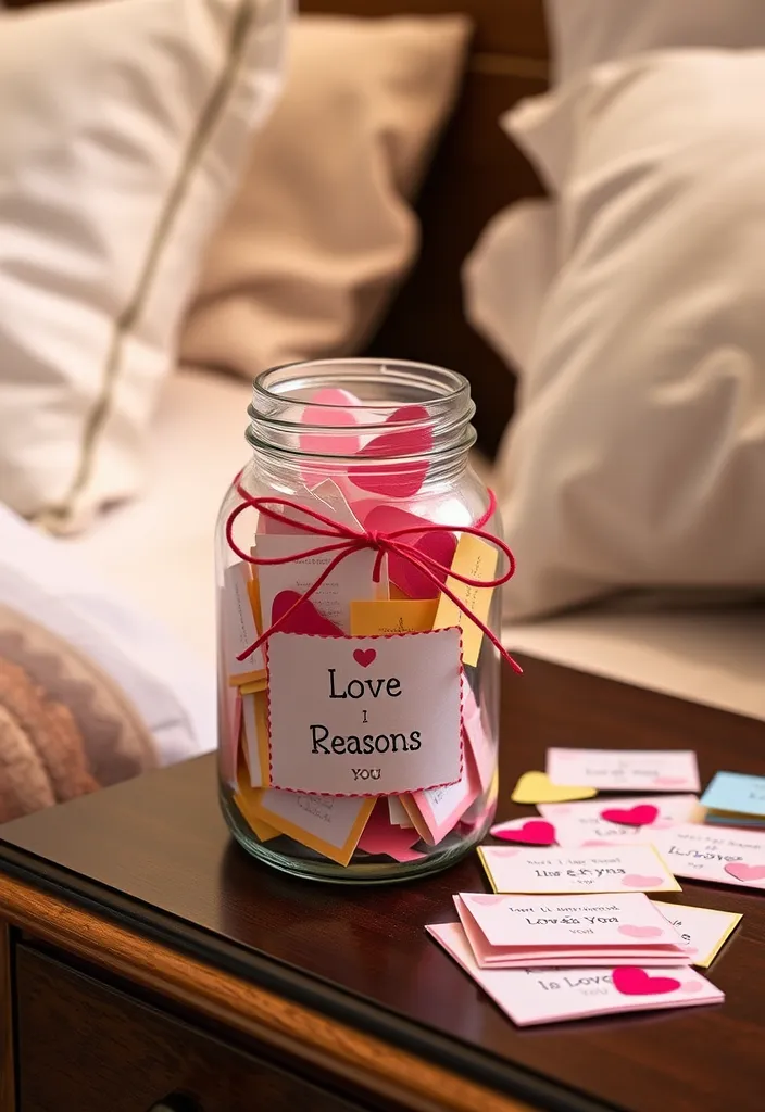 21 Valentine's Room Decor Ideas That'll Ignite Your Romantic Spirit 16 21 Valentine's Room Decor Ideas That'll Ignite Your Romantic Spirit (You Won't Believe #13!) - 13. DIY Love Jar