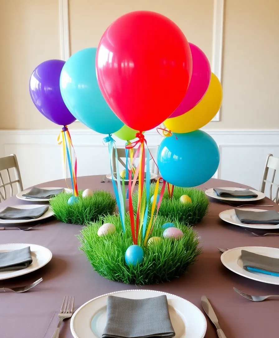 21 Easter Balloons to Transform Your Home into a Whimsical Wonderland! 8 21 Easter Balloons to Transform Your Home into a Whimsical Wonderland! - 5. Whimsical Balloon Centerpieces