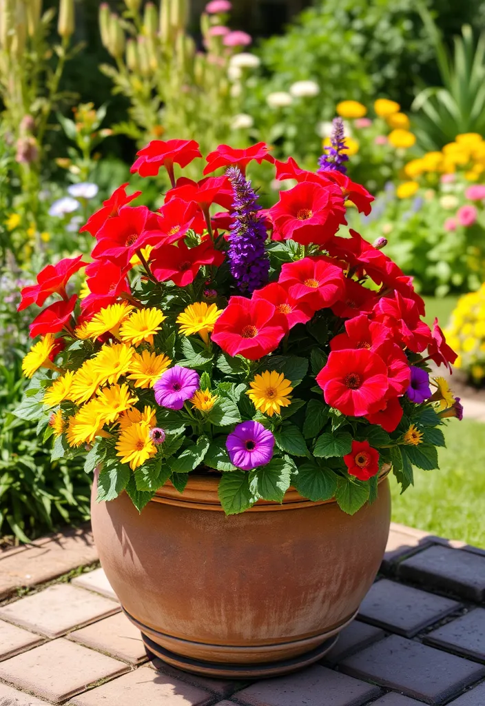 21 Container Gardening Hacks for Beginners That Will Transform Your Space! 14 21 Container Gardening Hacks for Beginners That Will Transform Your Space! - 11. Use Colorful Plant Combinations