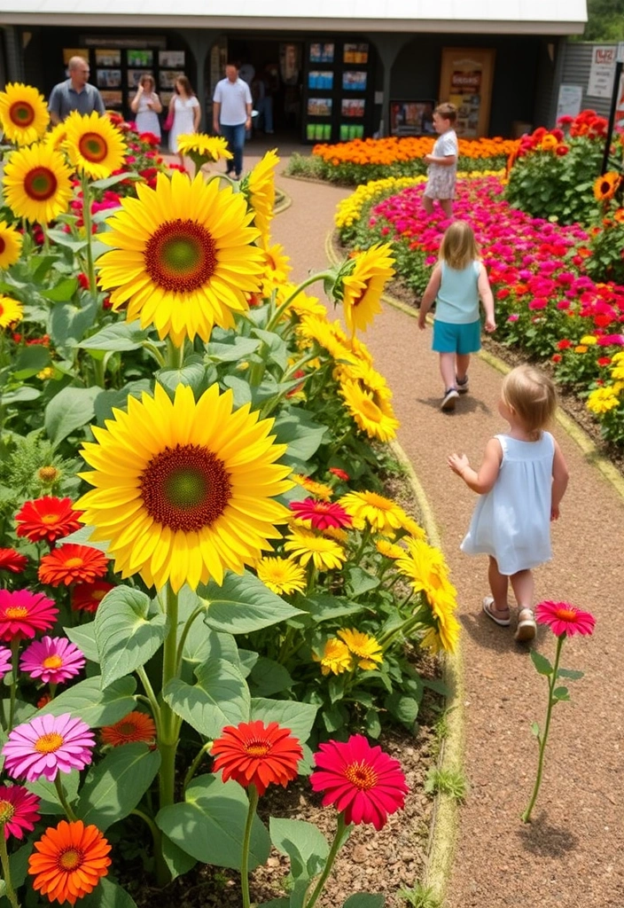 21 DIY Cut Flower Garden Layouts You Can Create This Weekend (#6 Will Surprise You!) 19 21 DIY Cut Flower Garden Layouts You Can Create This Weekend (#6 Will Surprise You!) - 16. The Family-Friendly Flower Garden