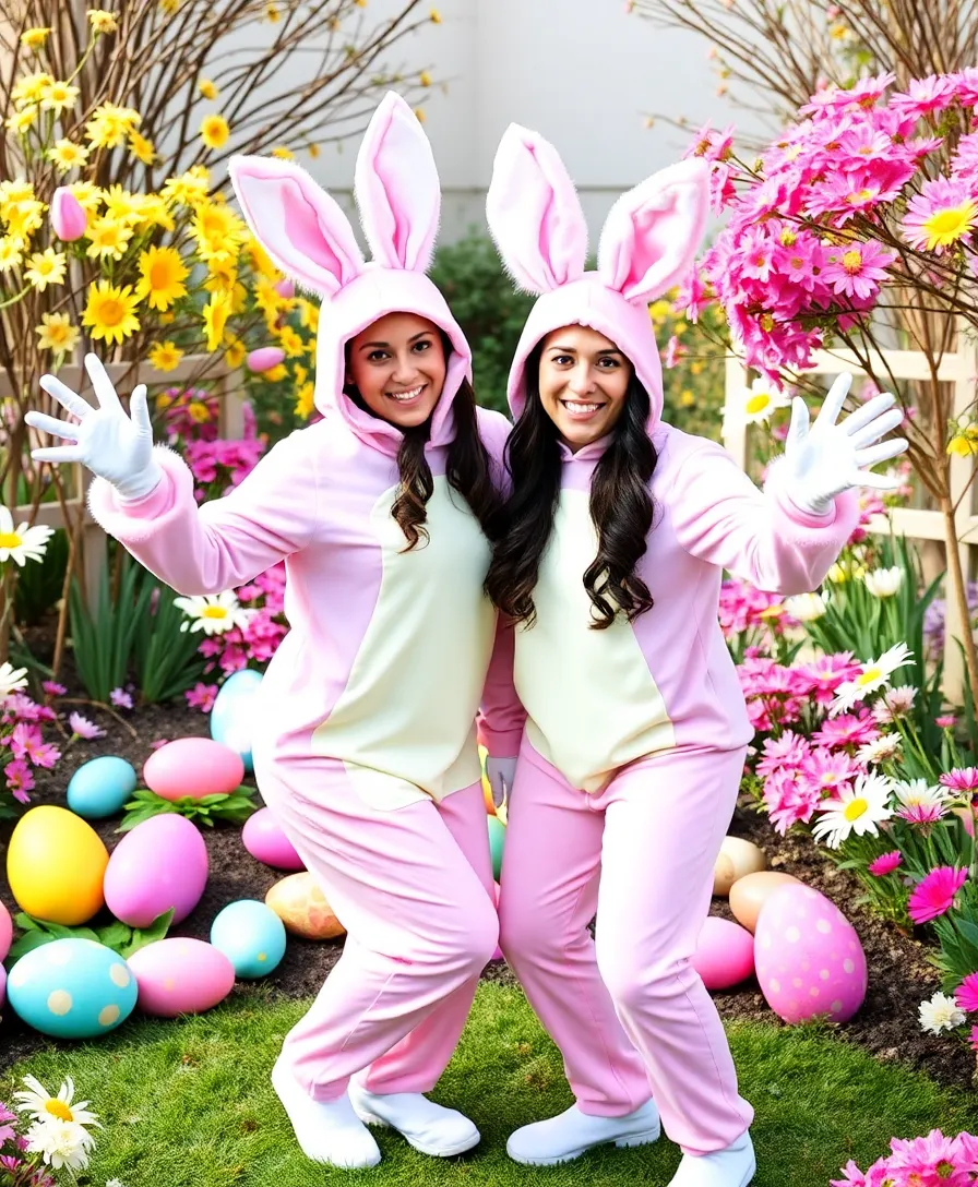 21 Adorable Easter Bunny Costumes for All Ages (You Won't Believe #11!) 16 21 Adorable Easter Bunny Costumes for All Ages (You Won't Believe #11!) - 13. Couples Bunny Costumes