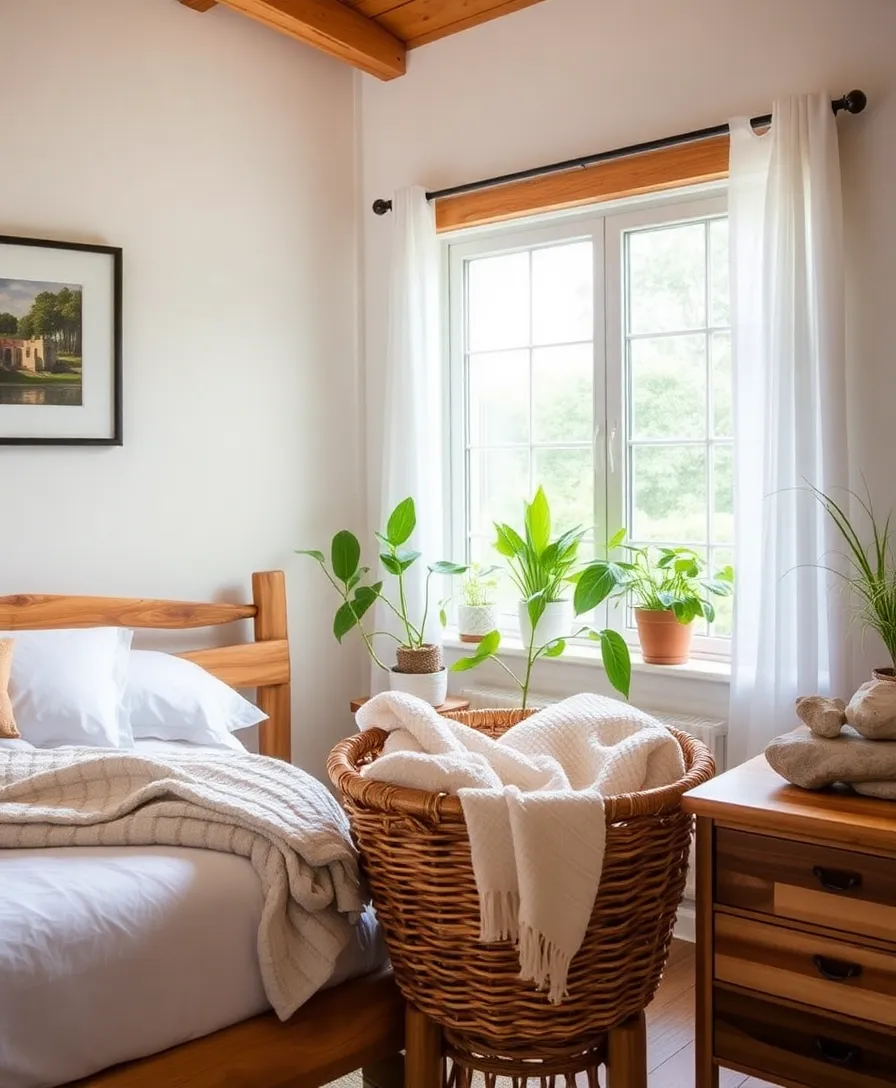 23 Stylish January Bedroom Decor Ideas That Will Make You Want to Stay in Bed Forever! 10 23 Stylish January Bedroom Decor Ideas That Will Make You Want to Stay in Bed Forever! - 6. Natural Elements