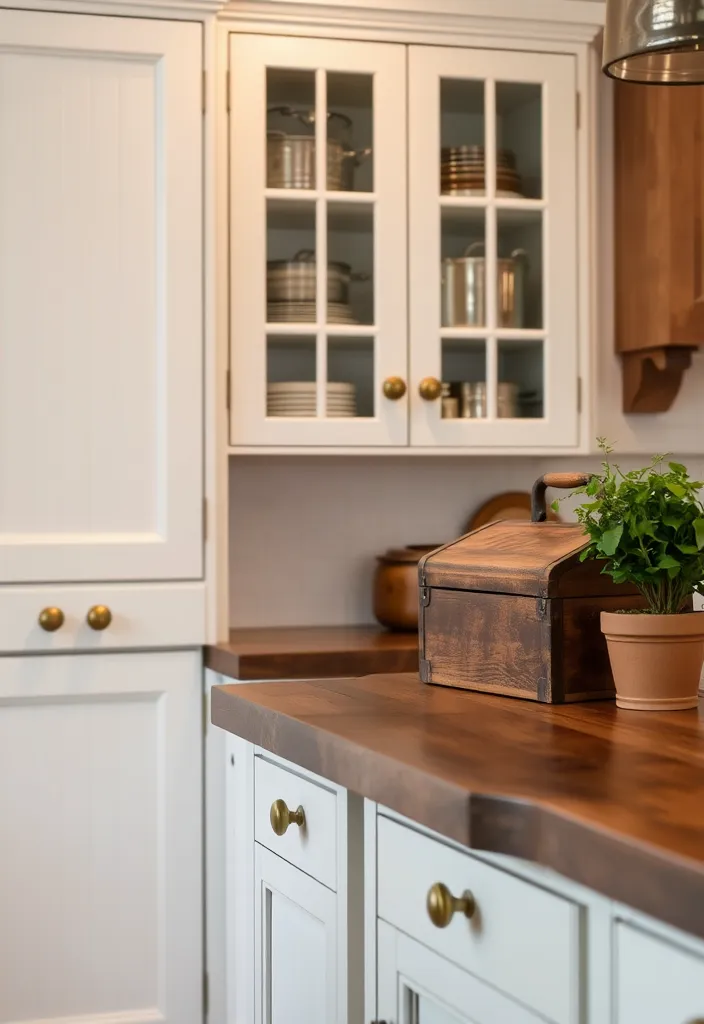 21 Vintage Farmhouse Kitchen Ideas That'll Make You Want to Cook in Style! 4 21 Vintage Farmhouse Kitchen Ideas That'll Make You Want to Cook in Style! - 1. Classic White Shaker Cabinets