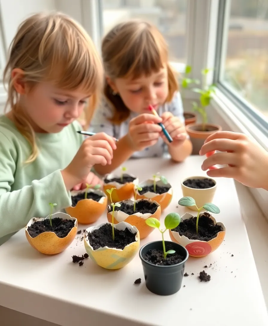 21 Easter Activities for Kids That Spark Joy 19 21 Easter Activities for Kids That Spark Joy (You Won't Believe #15!) - 16. Eggshell Planters