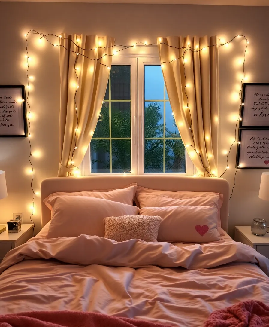 21 Adorable Valentine's Home Decor Ideas That'll Make Your Heart Skip a Beat! 14 21 Adorable Valentine's Home Decor Ideas That'll Make Your Heart Skip a Beat! - 11. Romantic Fairy Lights