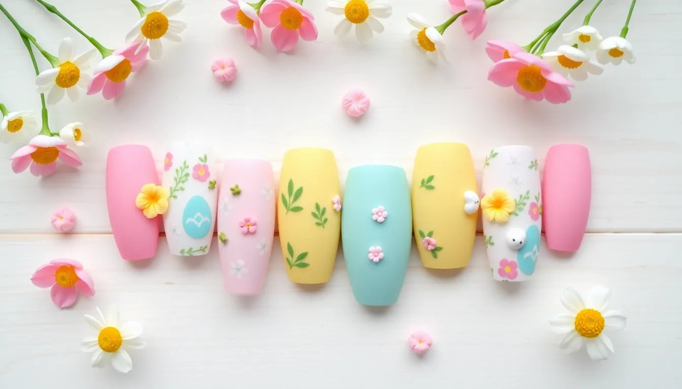 21 Easter Nail Designs That Will Make You the Star of the Egg Hunt! 1 21 Easter Nail Designs That Will Make You the Star of the Egg Hunt!