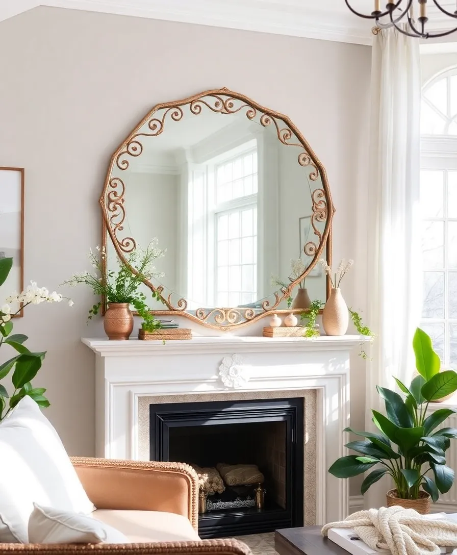 21 Spring Decorating Ideas for the Home That Will Refresh Your Space! 16 21 Spring Decorating Ideas for the Home That Will Refresh Your Space! - 13. Use Mirrors to Reflect Light