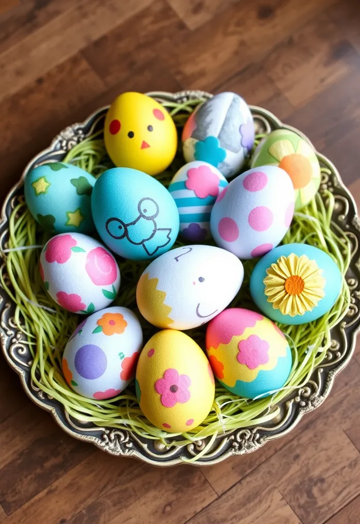 21 DIY Easter Decorations That'll Make Your Home Look Spring-Ready 17 21 DIY Easter Decorations That'll Make Your Home Look Spring-Ready (You Won't Believe #8!) - 14. Paper Mache Eggs